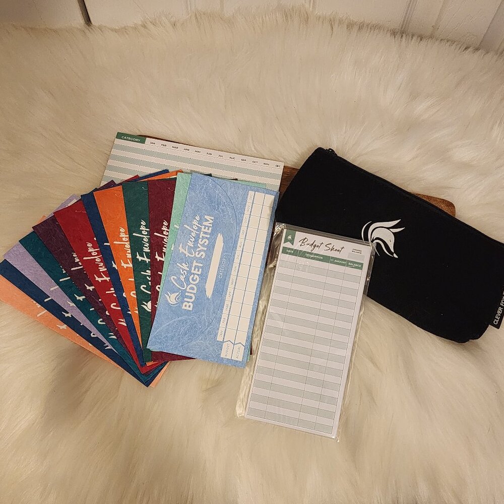 Clever Fox Cash Envelopes for Budget System NWOT
